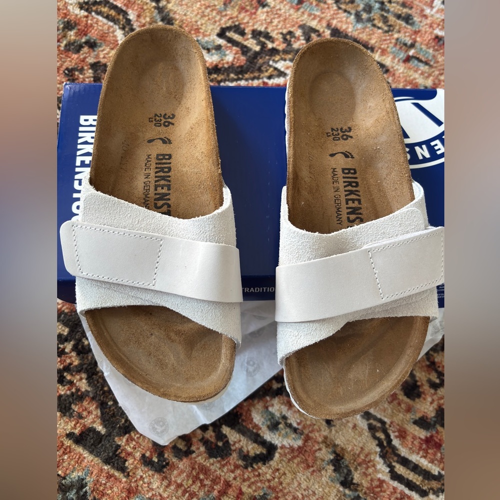 Oita Birkenstock Antique White Sandals